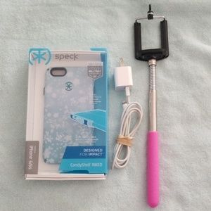 iphone Assessory Bundle w/ Selfie Stick